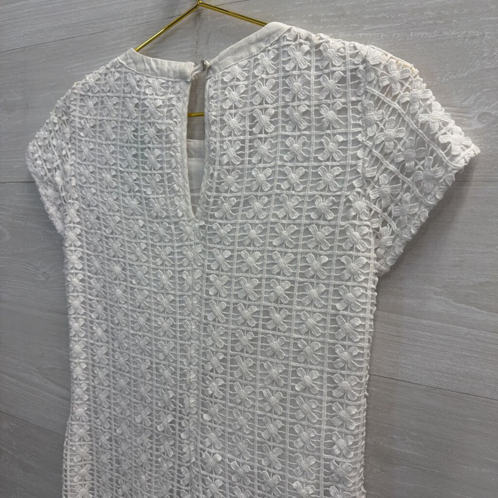 Banana Republic White Daisy Mini Dress 0