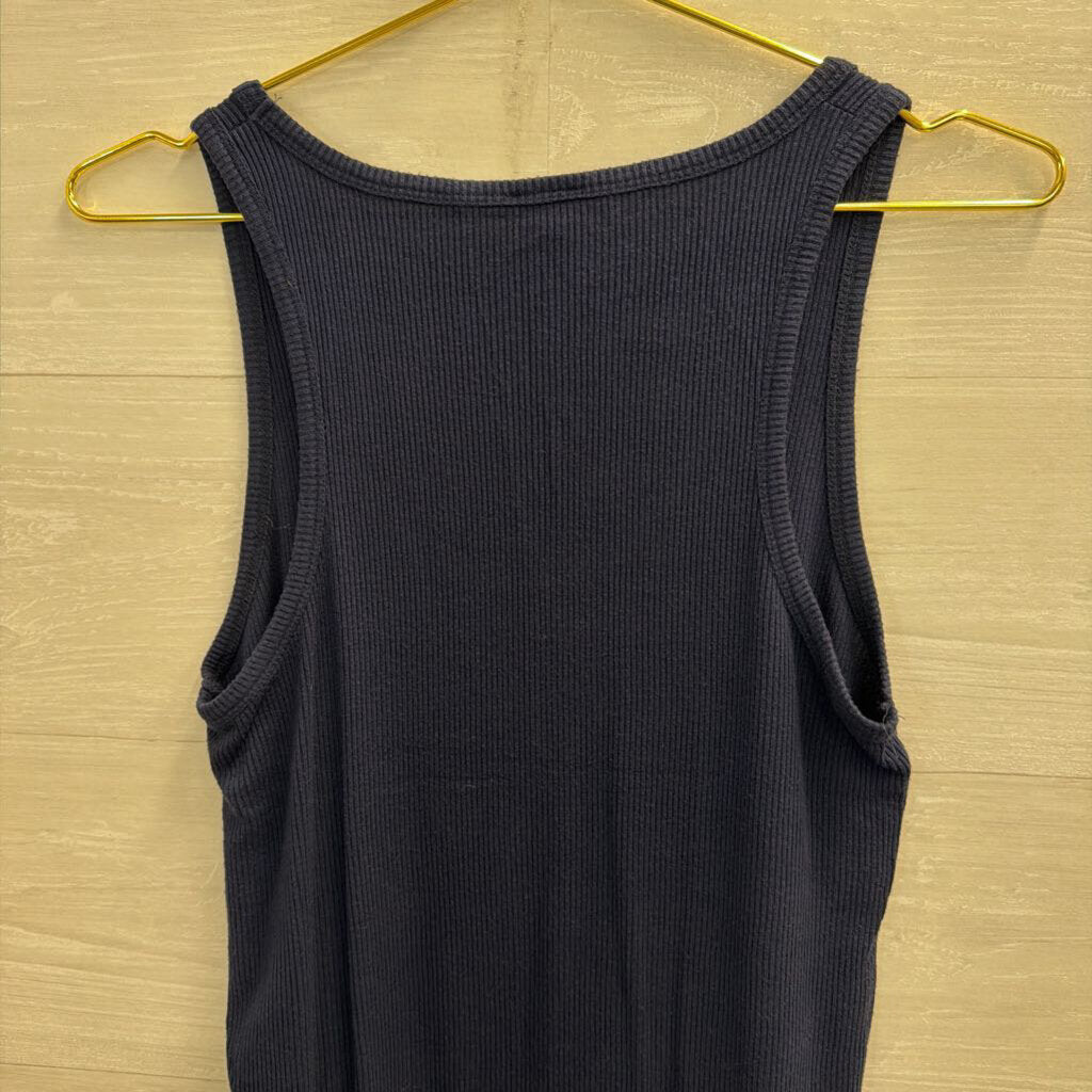 J Crew Navy Tank Large