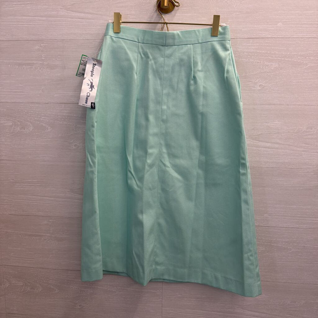 Vintage Steeple Chase Mint Midi Skirt 27