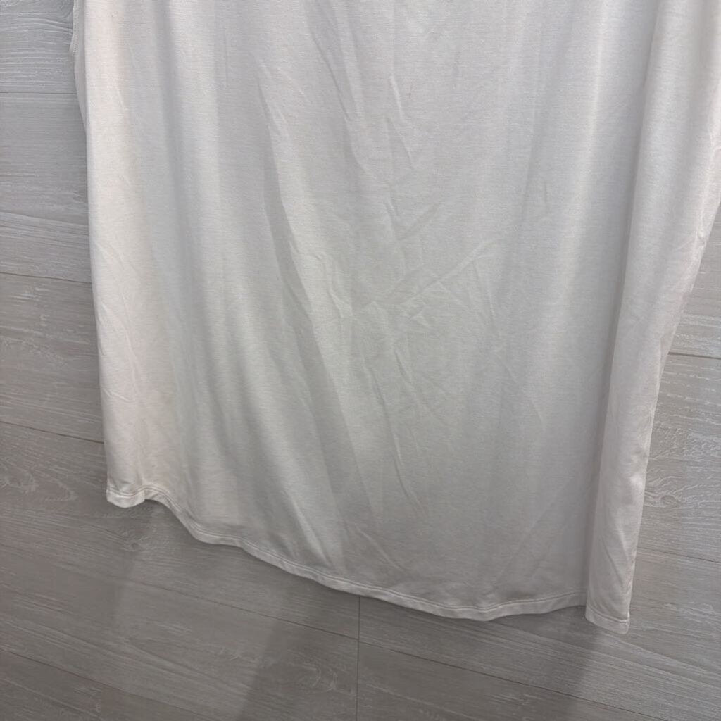 Athleta White Short Sleeve Top Large