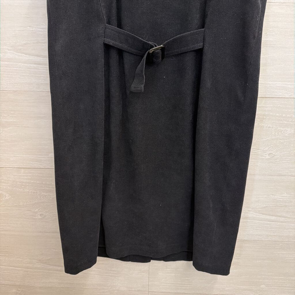 Talbots Black Sleeveless Button Front Shift Dress 6