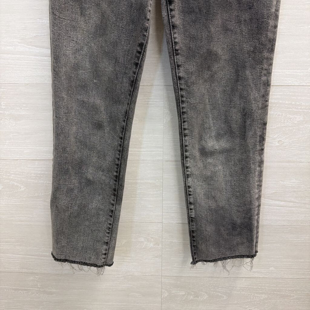 Kensie Jeans Grey Denim The Allie High Rise Slim Straight Jeans 29
