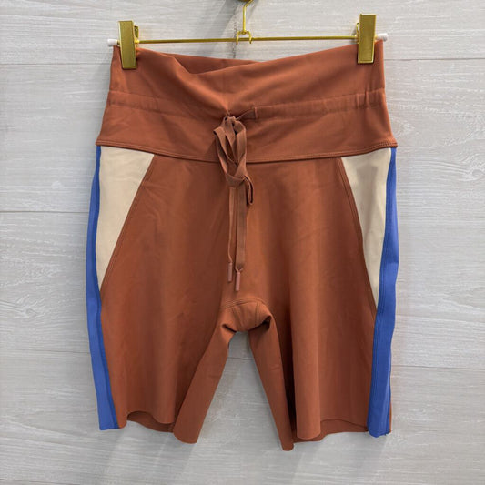Offline by Aerie Brown/ Blue Long Athletic Shorts Large