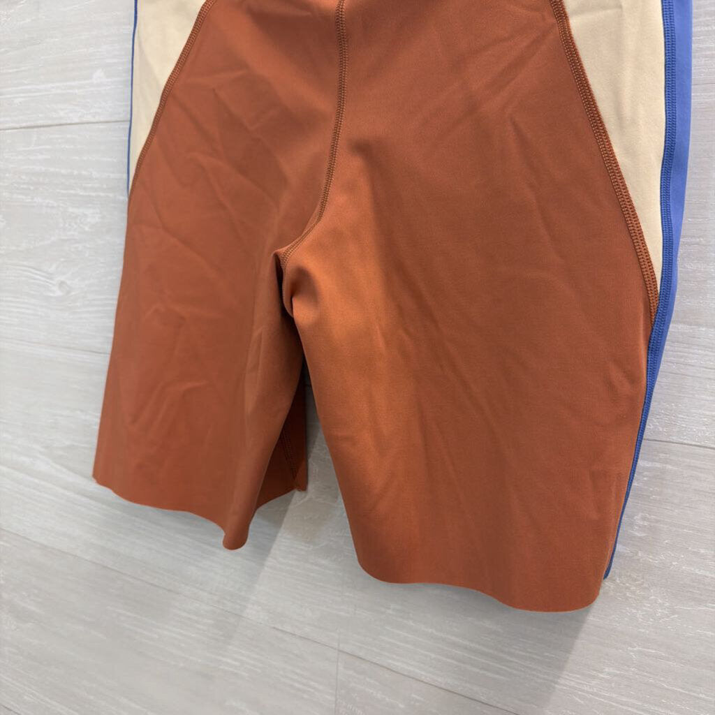 Offline by Aerie Brown/ Blue Long Athletic Shorts Large