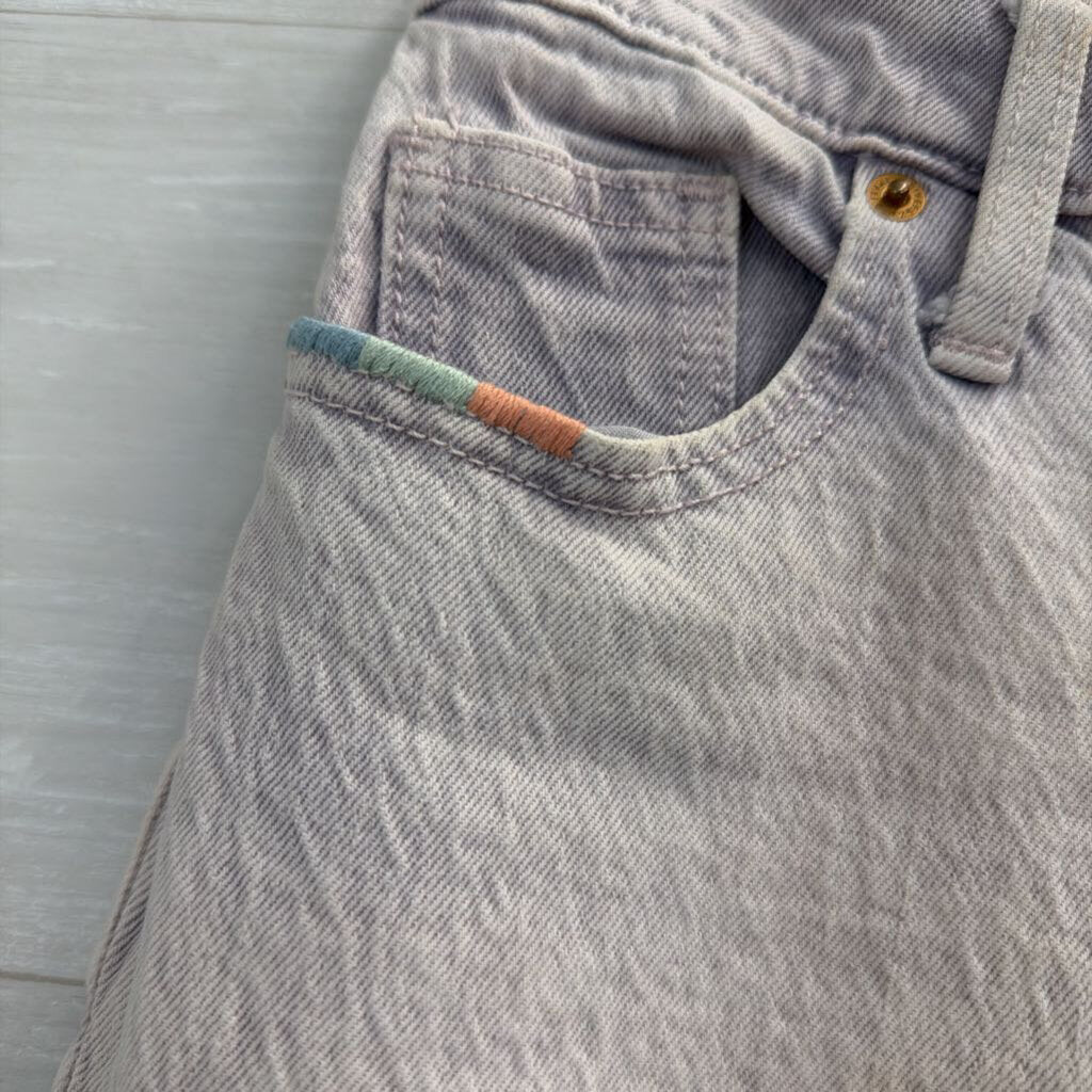 Lilac Embroidered Denim 25R