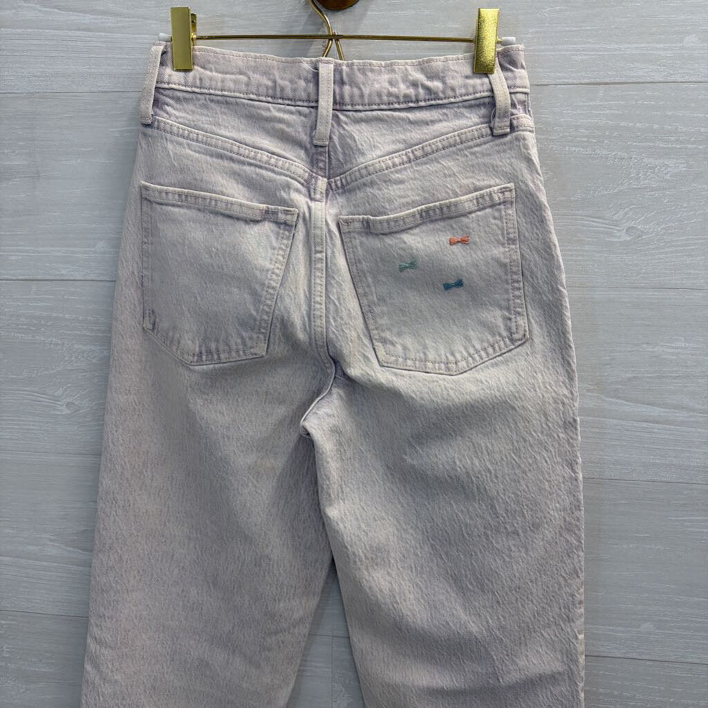 Lilac Embroidered Denim 25R