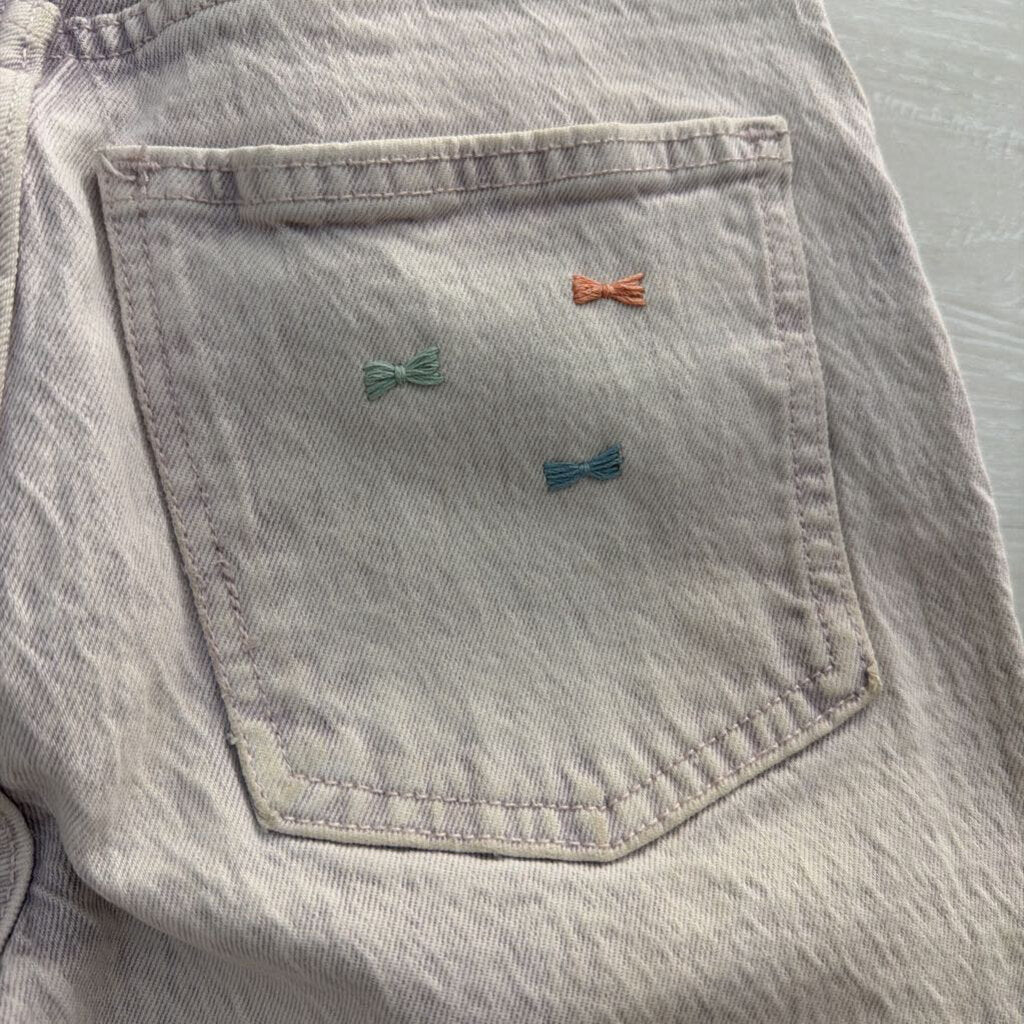 Lilac Embroidered Denim 25R