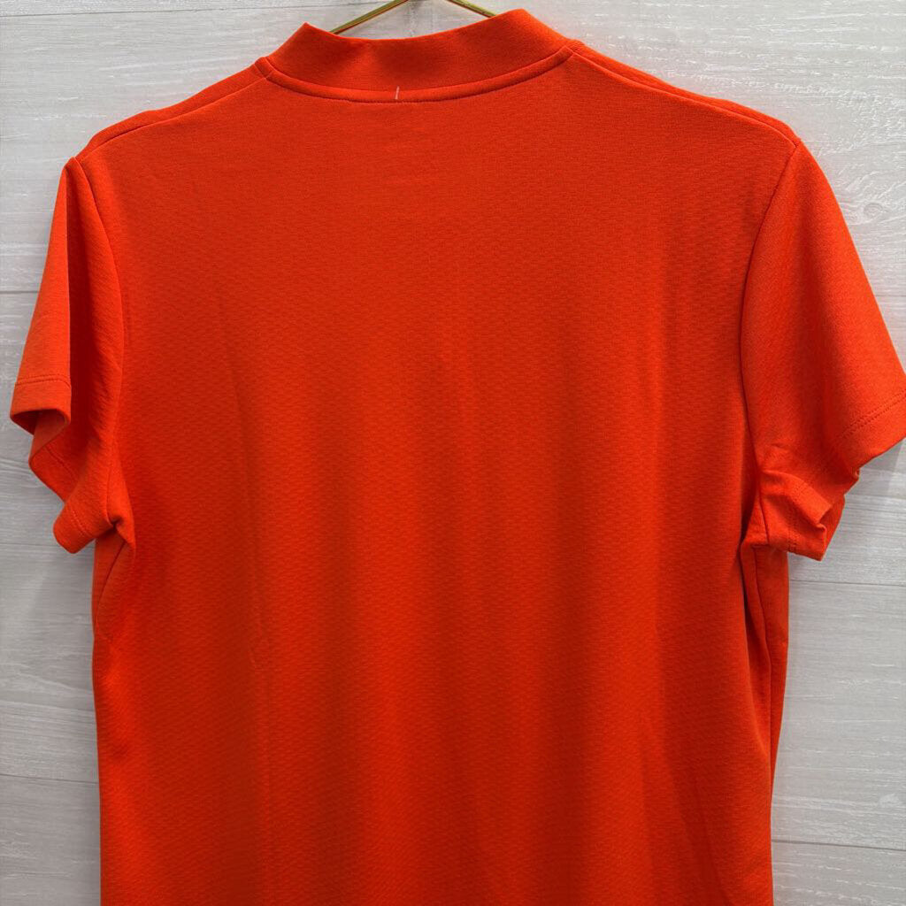 Nike Dri Fit Orange Short Sleeve Virginia Tech Top Extra Large