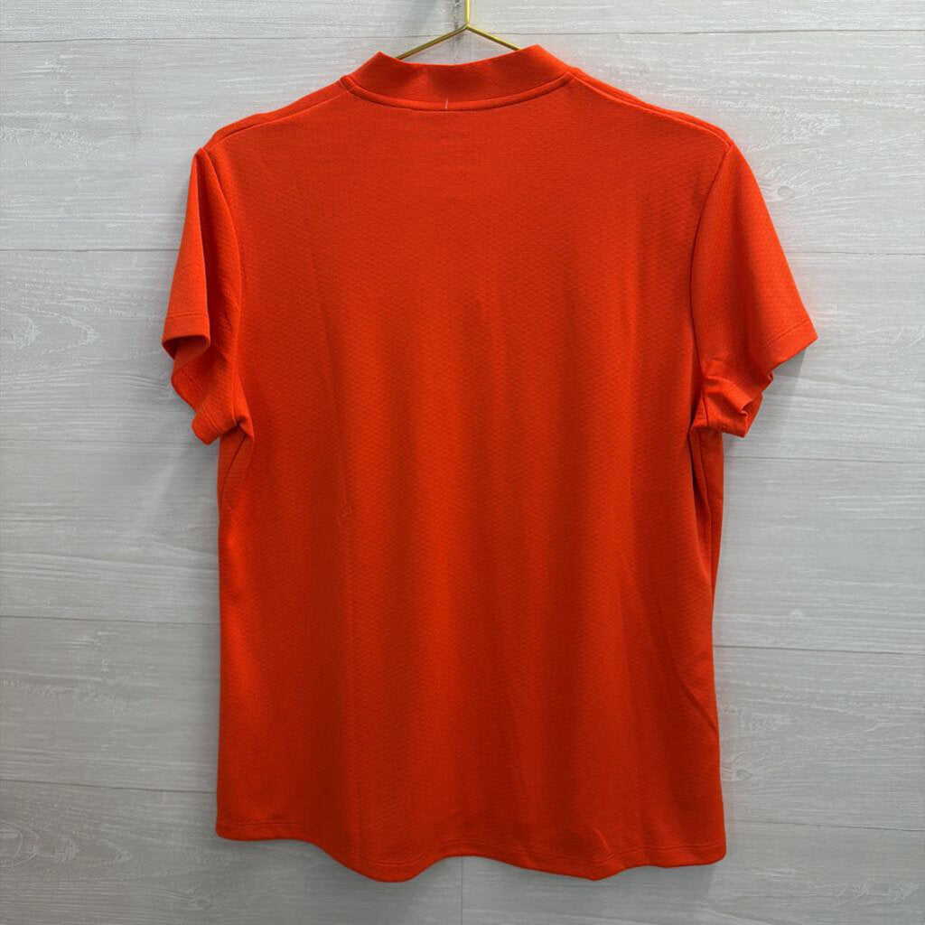 Nike Dri Fit Orange Short Sleeve Virginia Tech Top Extra Large