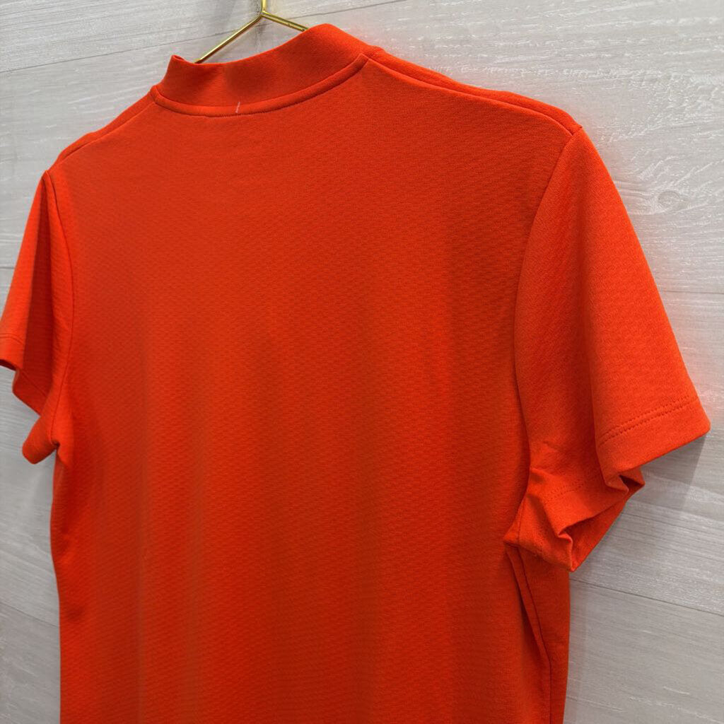 Nike Dri Fit Orange Short Sleeve Virginia Tech Top Extra Large