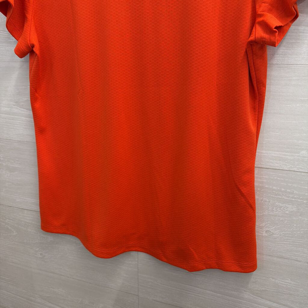 Nike Dri Fit Orange Short Sleeve Virginia Tech Top Extra Large