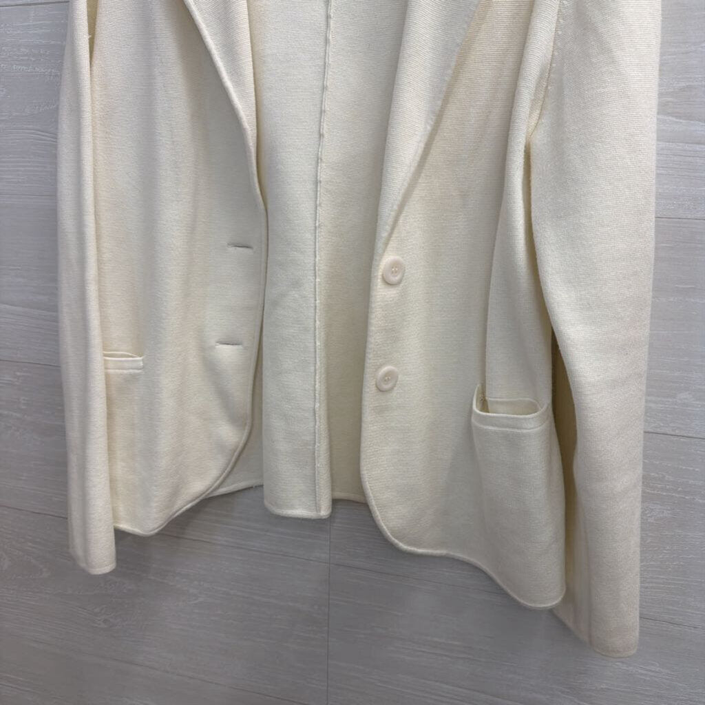 1901 Cream Knit Balzer Jacket Medium