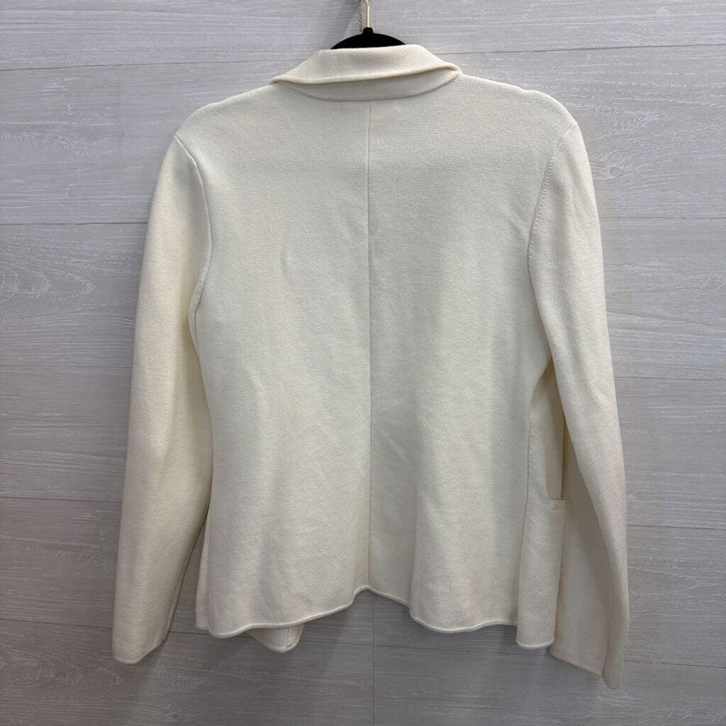 1901 Cream Knit Balzer Jacket Medium