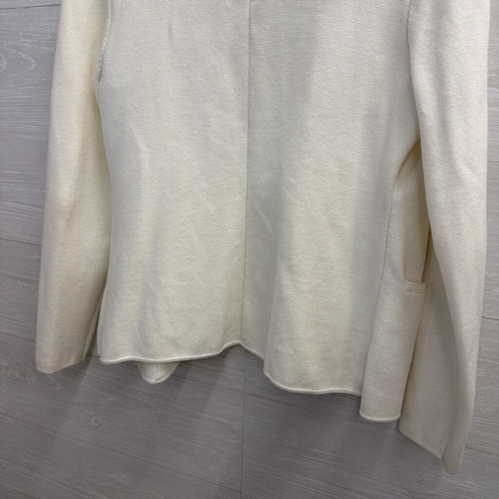 1901 Cream Knit Balzer Jacket Medium