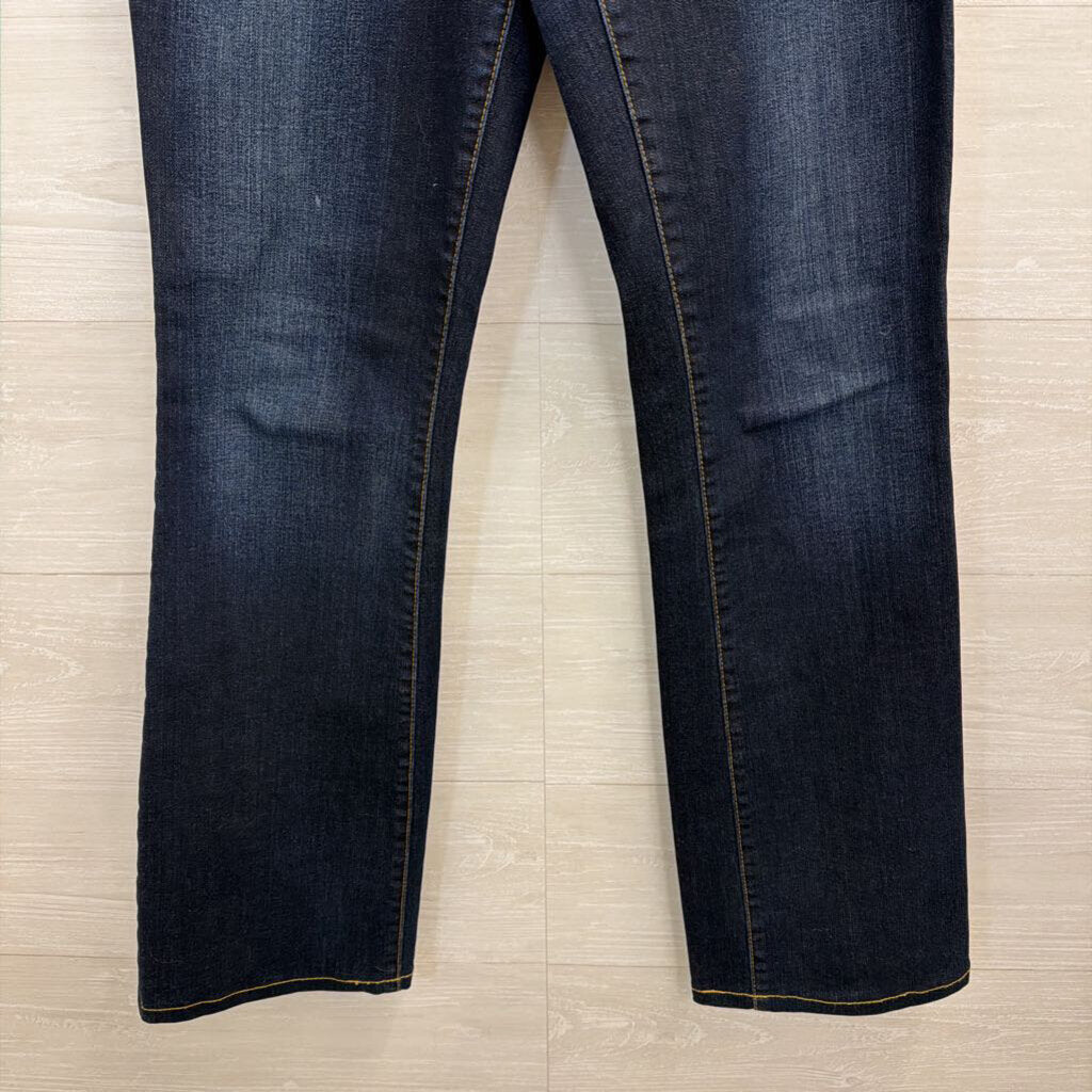 Tory Burch Dark Wash Classic Tory Boot Jeans 30