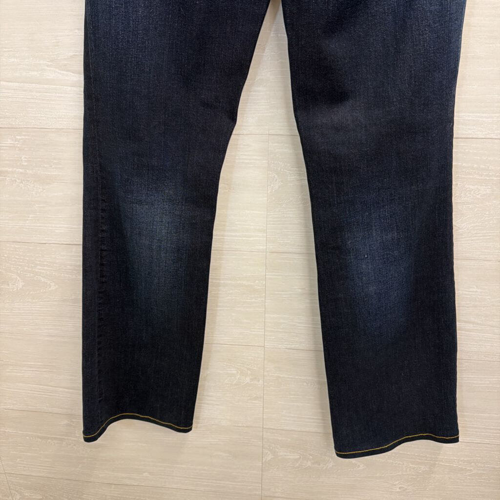 Tory Burch Dark Wash Classic Tory Boot Jeans 30