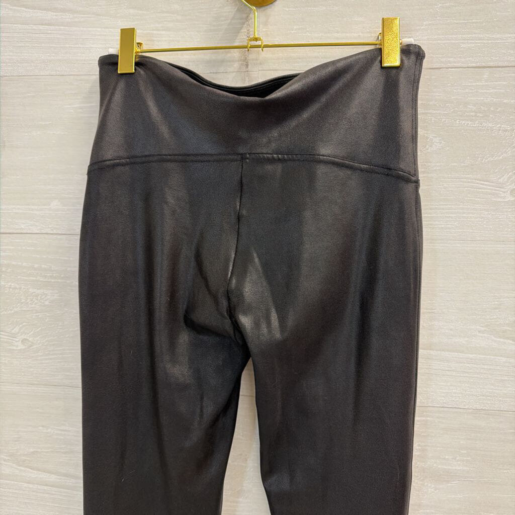Spanx Faux Leather Leggings Large