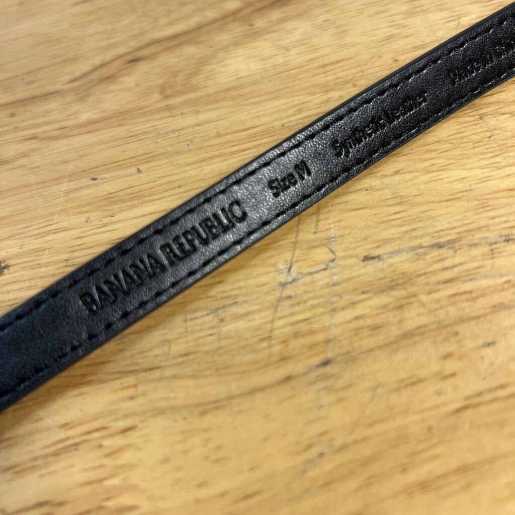 Banana Republic Black Thin Belt Medium