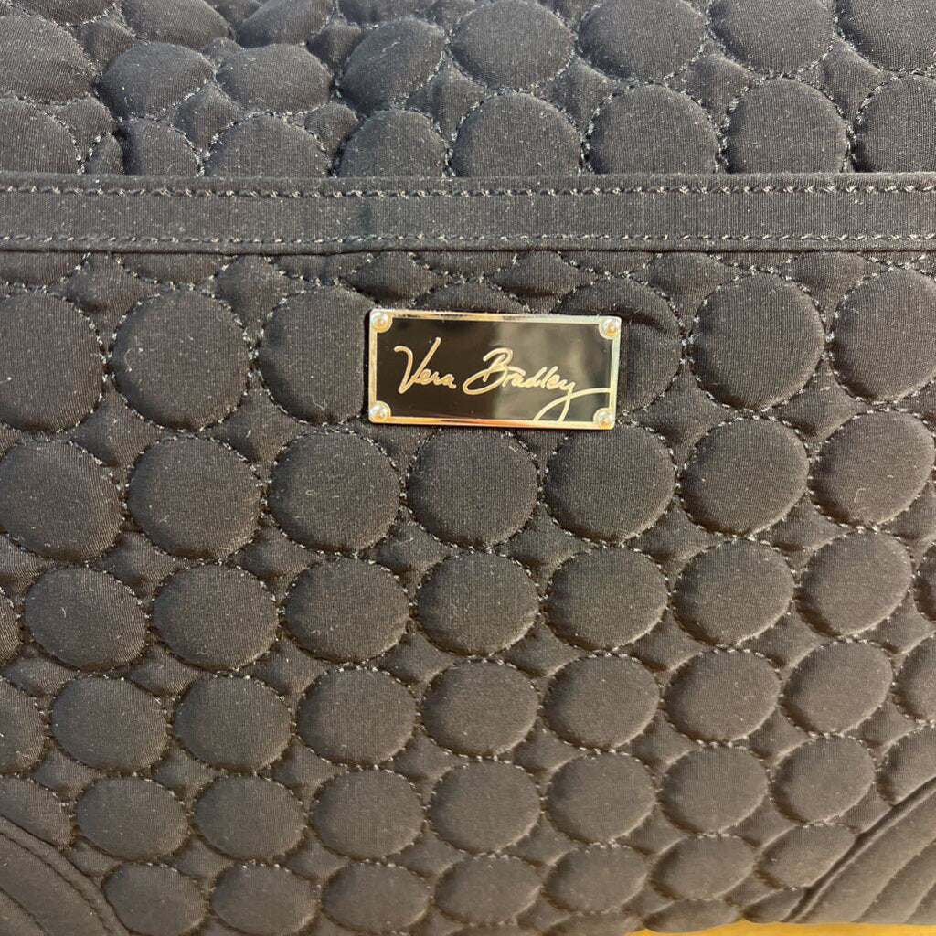 Vera Bradley Black Quilted Shoulder Purse