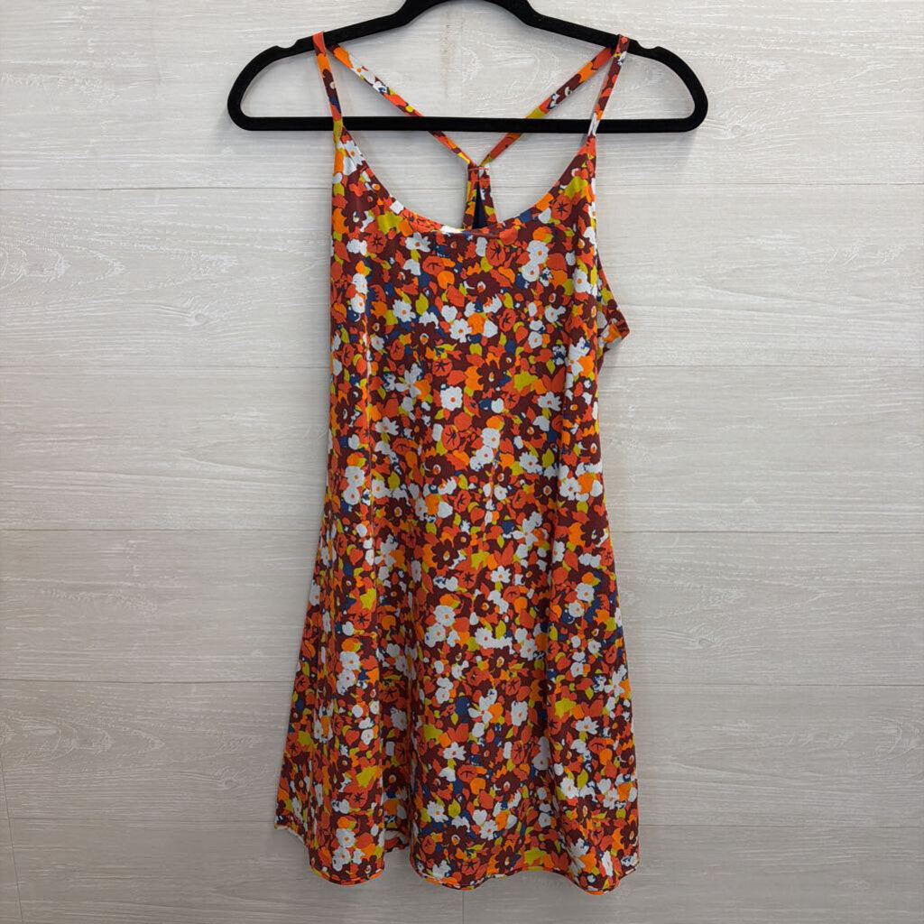 Outdoor Voices Orange/Multi Athletic Dress Medium