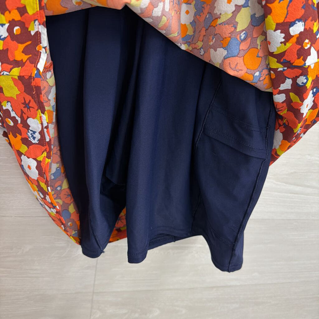 Outdoor Voices Orange/Multi Athletic Dress Medium