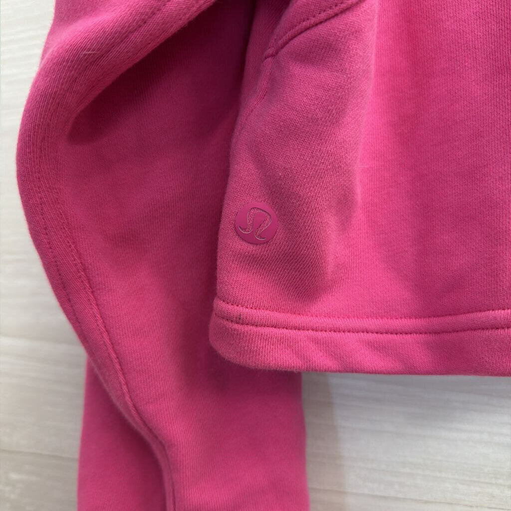 Lululemon Hot Pink Cropped All Yours Hoodie Small/Medium