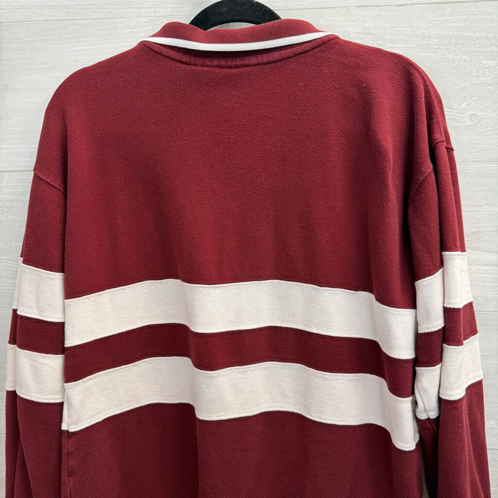 Virginia Tech Vintage Rugby Long Sleeve Shirt Large