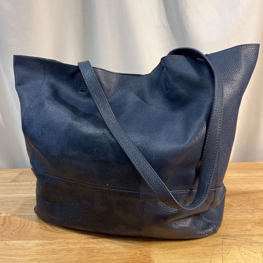 Saks Fifth Avenue Blue Tote