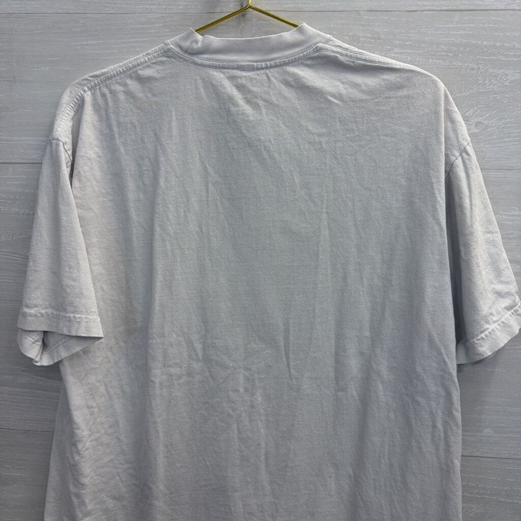 Sunkissed Beige Beach Bum Graphic Tee L