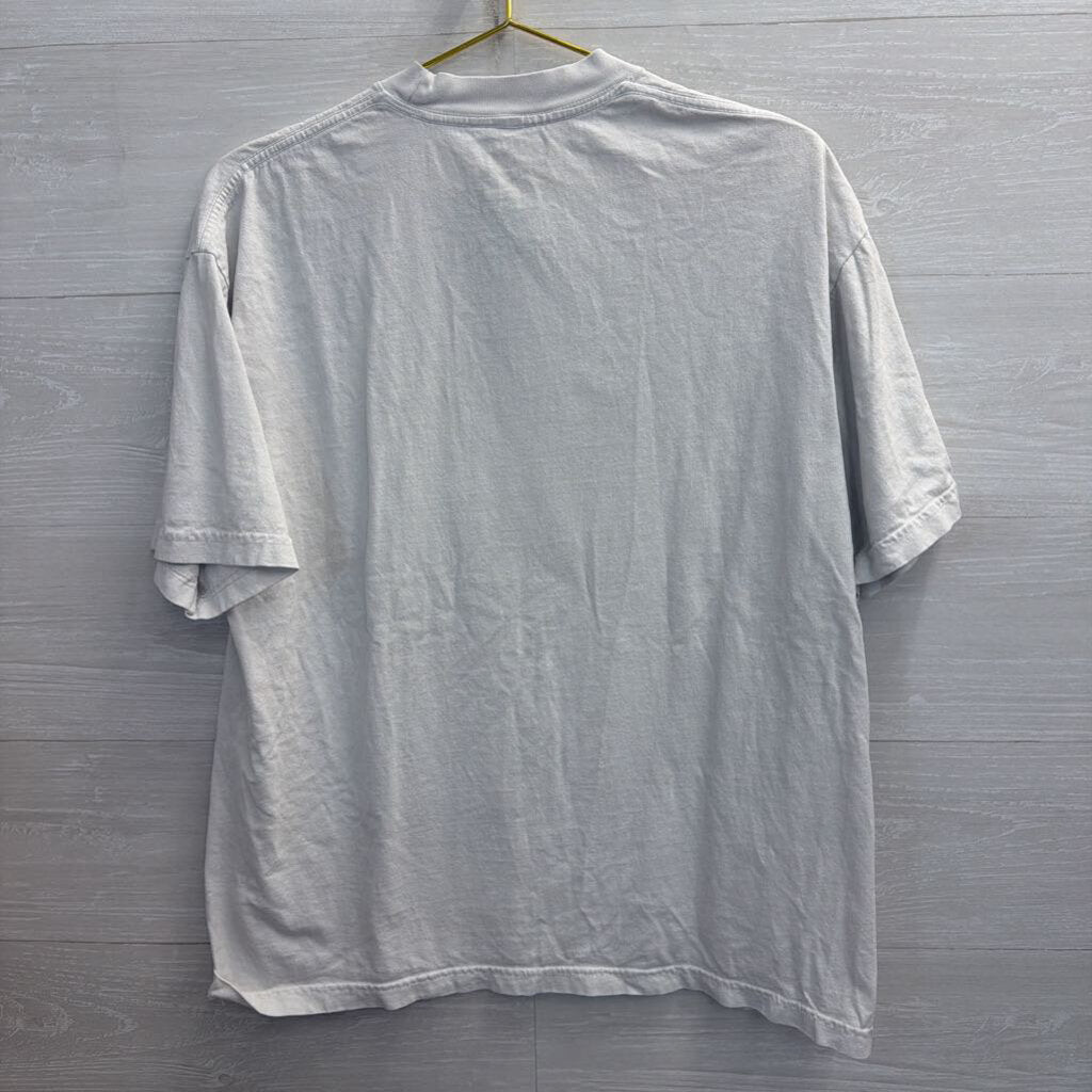 Sunkissed Beige Beach Bum Graphic Tee L