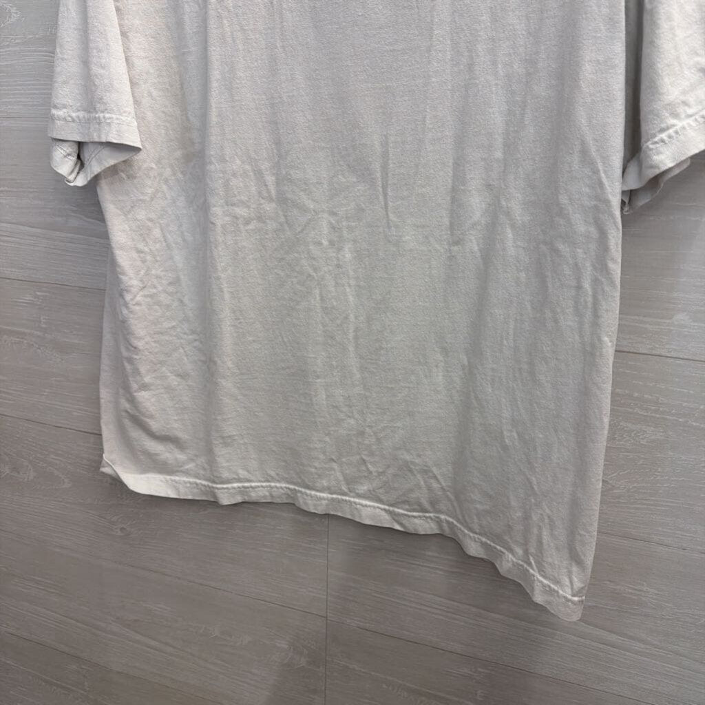 Sunkissed Beige Beach Bum Graphic Tee L