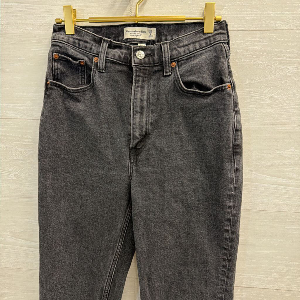 Abercrombie and Fitch The Ankle Straight High Rise 2