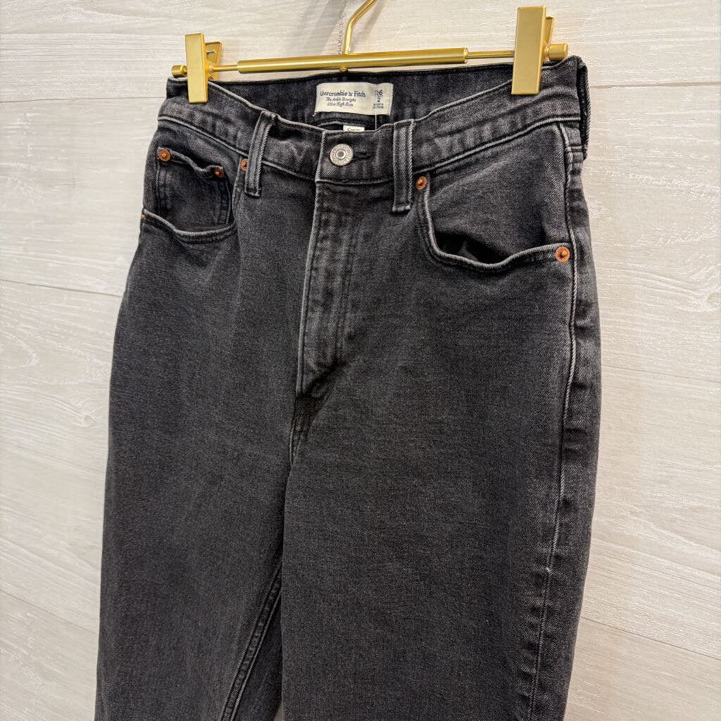 Abercrombie and Fitch The Ankle Straight High Rise 2