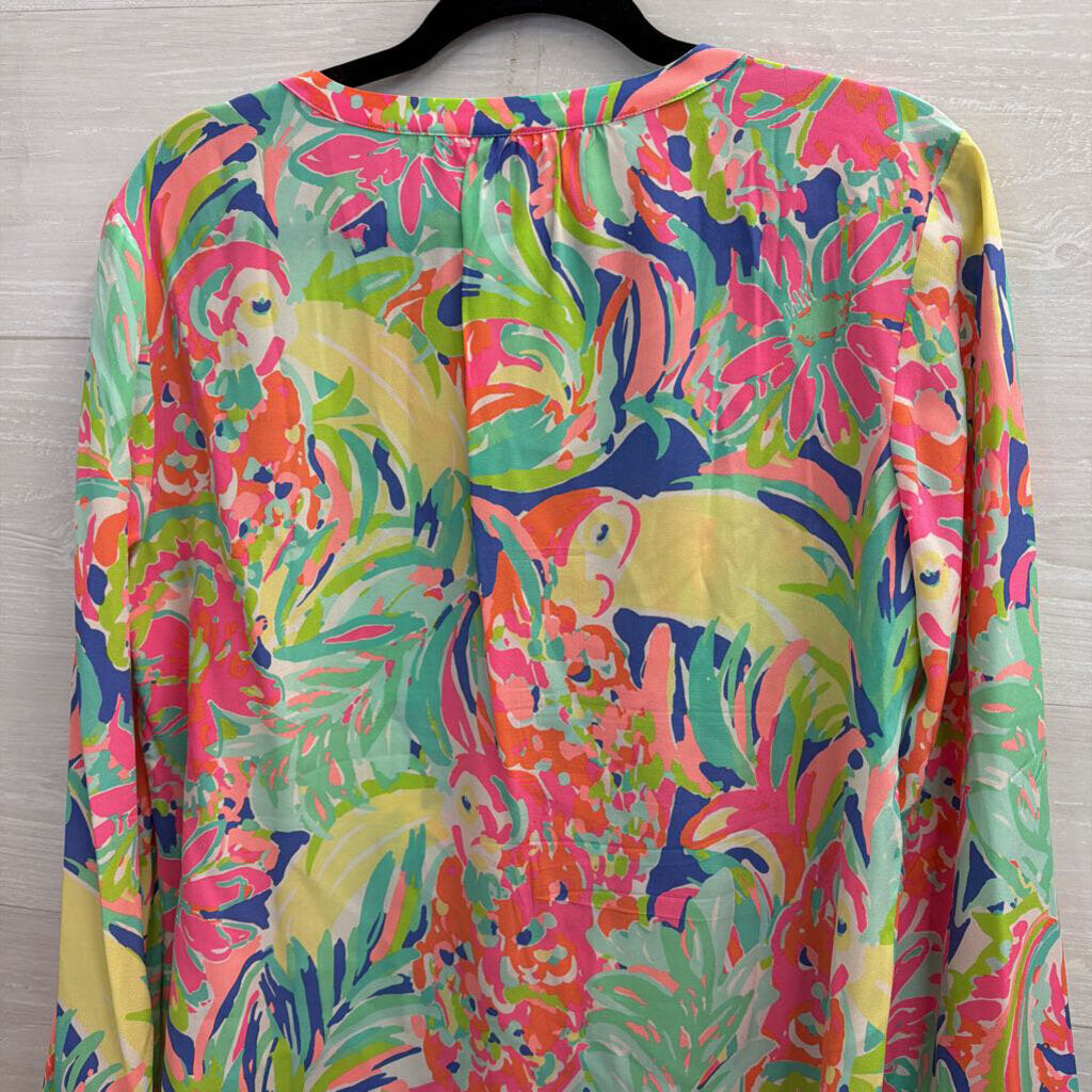 Lilly Puliter Stacey Top "Casa Banana" Print Large