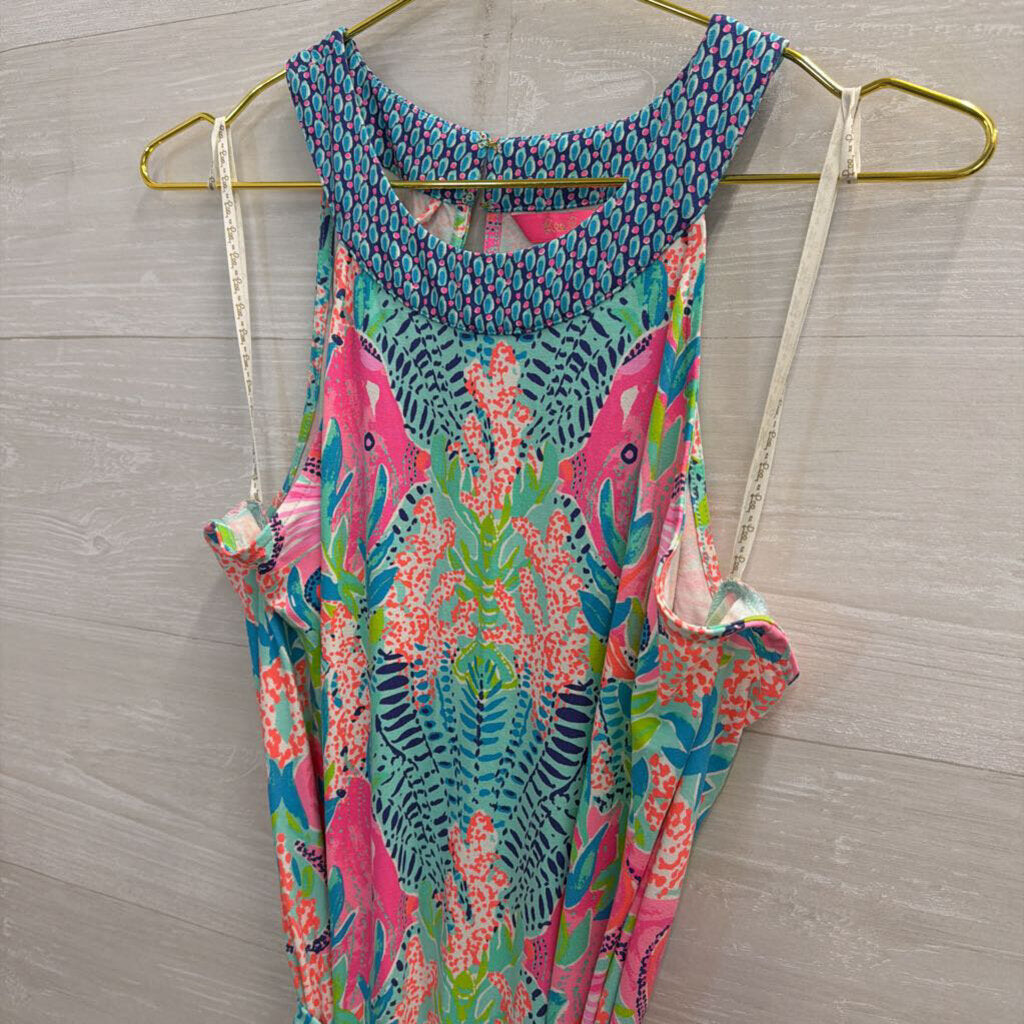 Lilly Pulitzer Monterrey Halter Maxi Dress Large