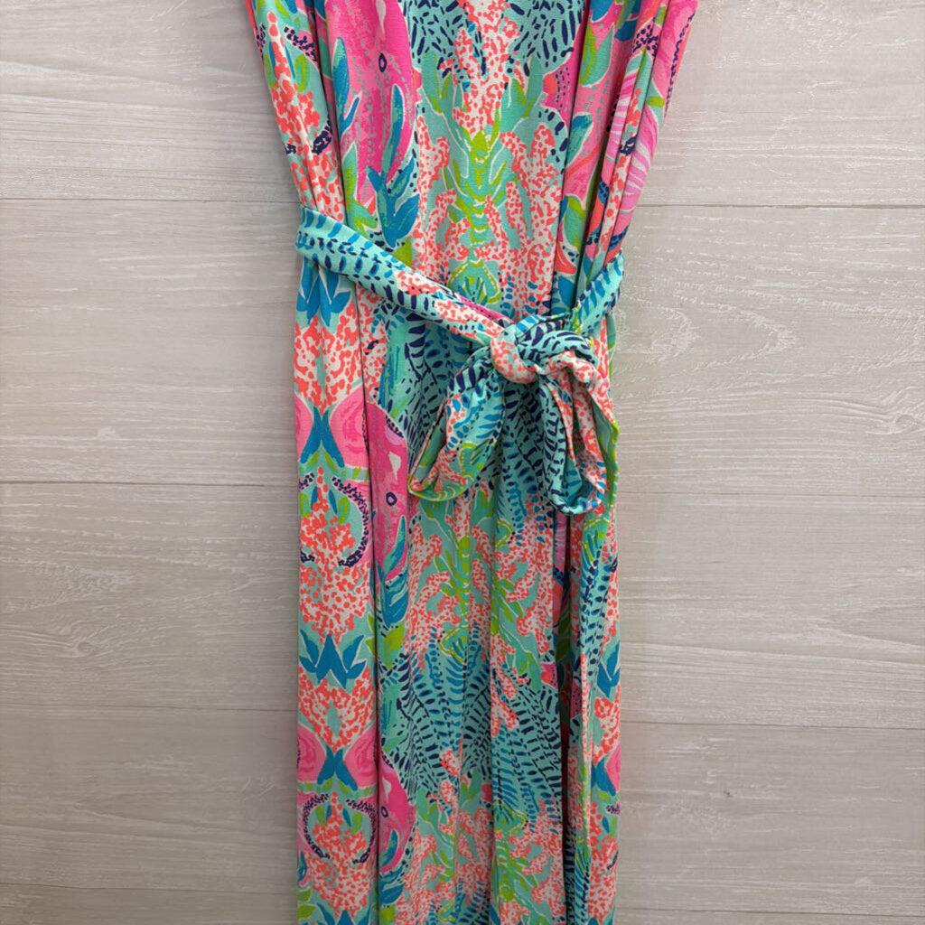 Lilly Pulitzer Monterrey Halter Maxi Dress Large