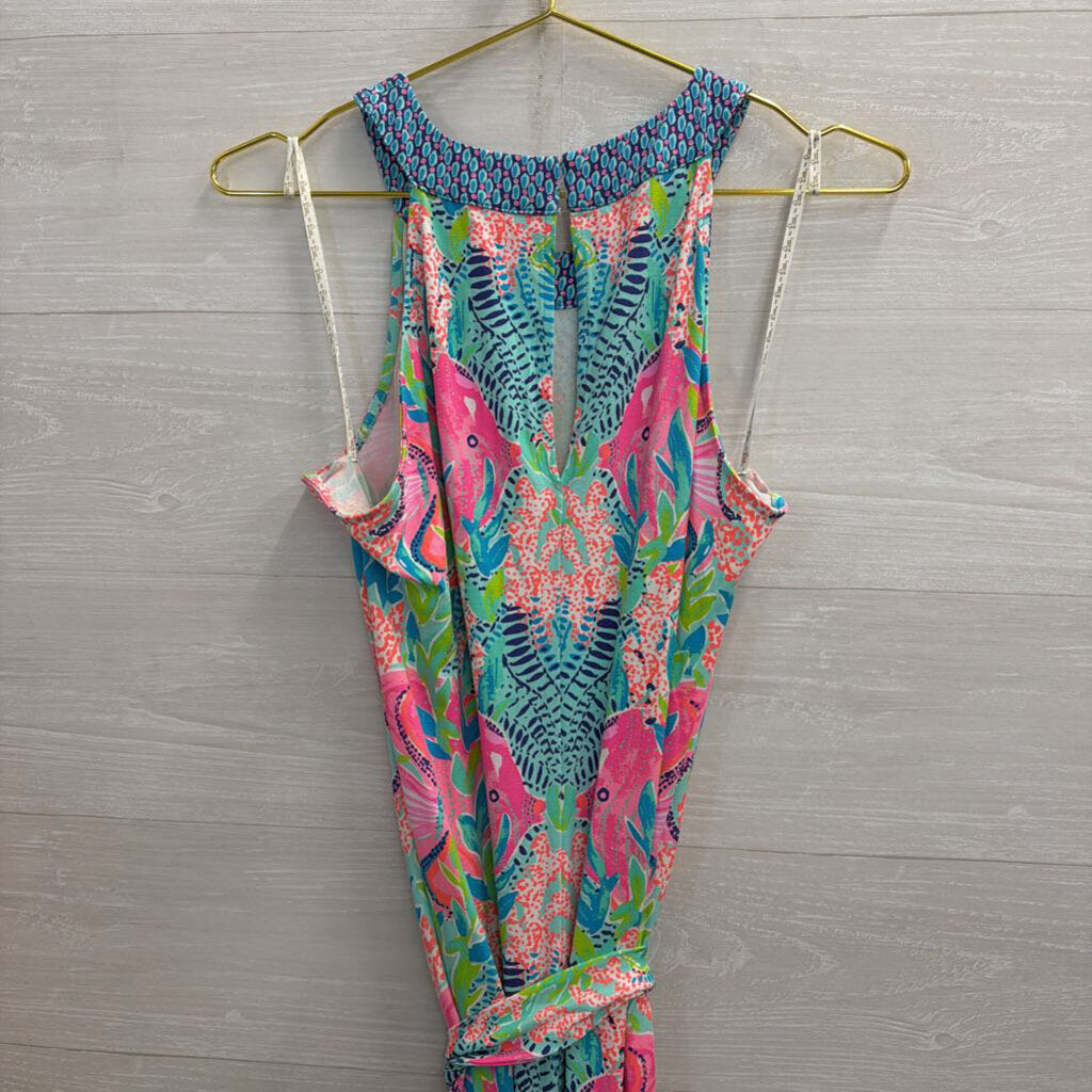 Lilly Pulitzer Monterrey Halter Maxi Dress Large
