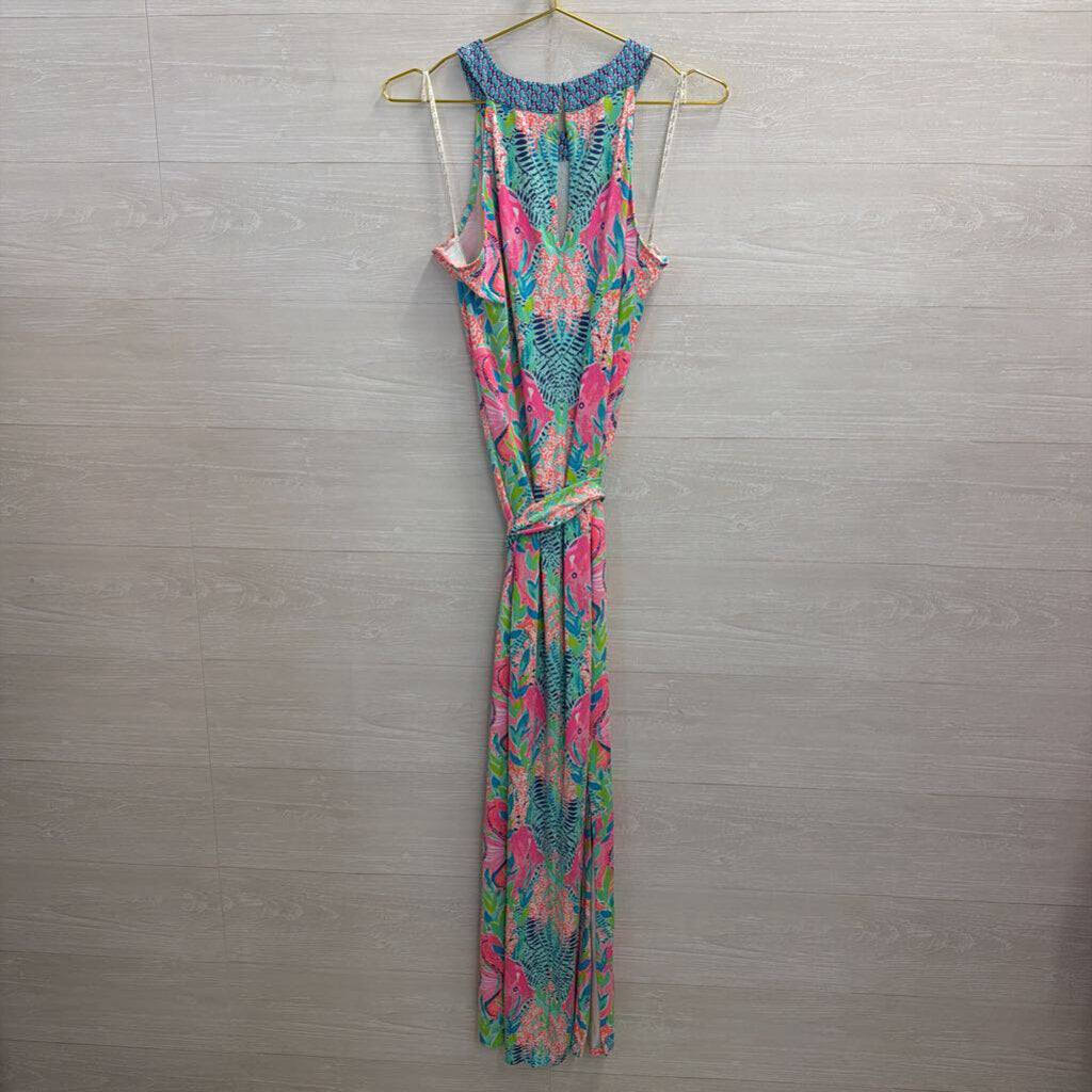 Lilly Pulitzer Monterrey Halter Maxi Dress Large