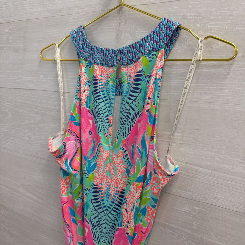 Lilly Pulitzer Monterrey Halter Maxi Dress Large