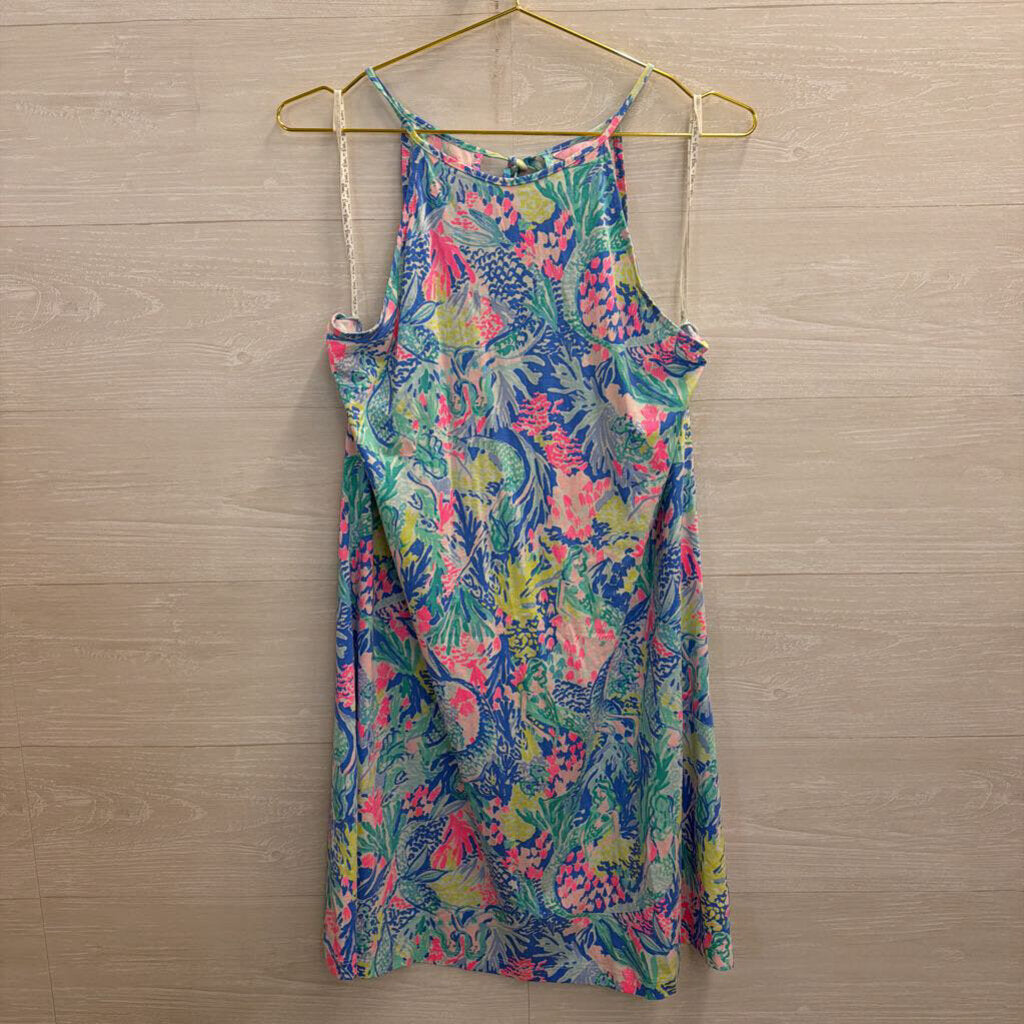 Lilly Pulitzer Margo Swing Dress "Mermaid Cove" Medium