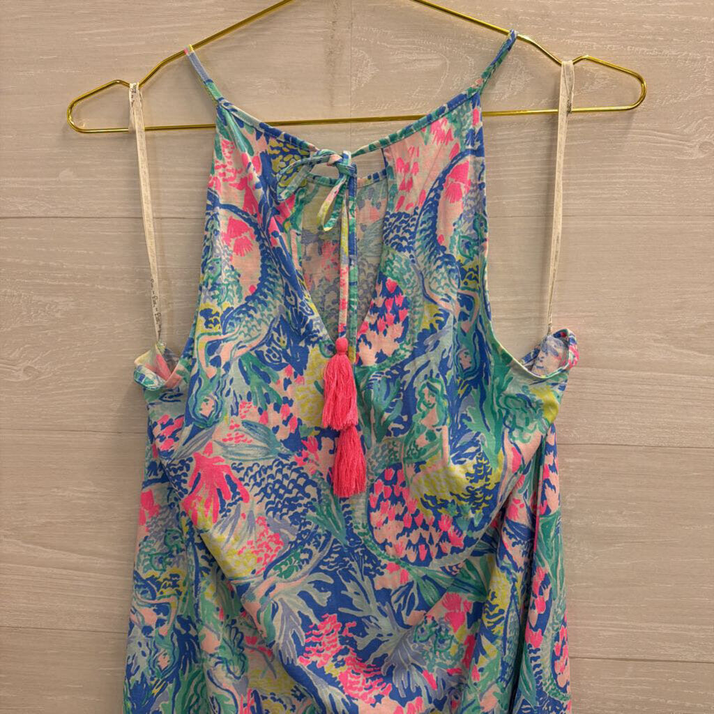 Lilly Pulitzer Margo Swing Dress "Mermaid Cove" Medium