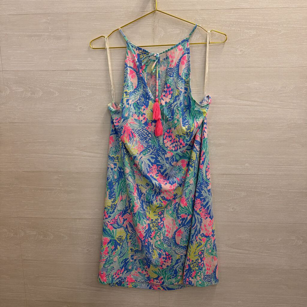 Lilly Pulitzer Margo Swing Dress "Mermaid Cove" Medium