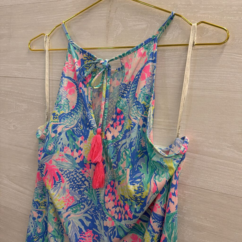 Lilly Pulitzer Margo Swing Dress "Mermaid Cove" Medium