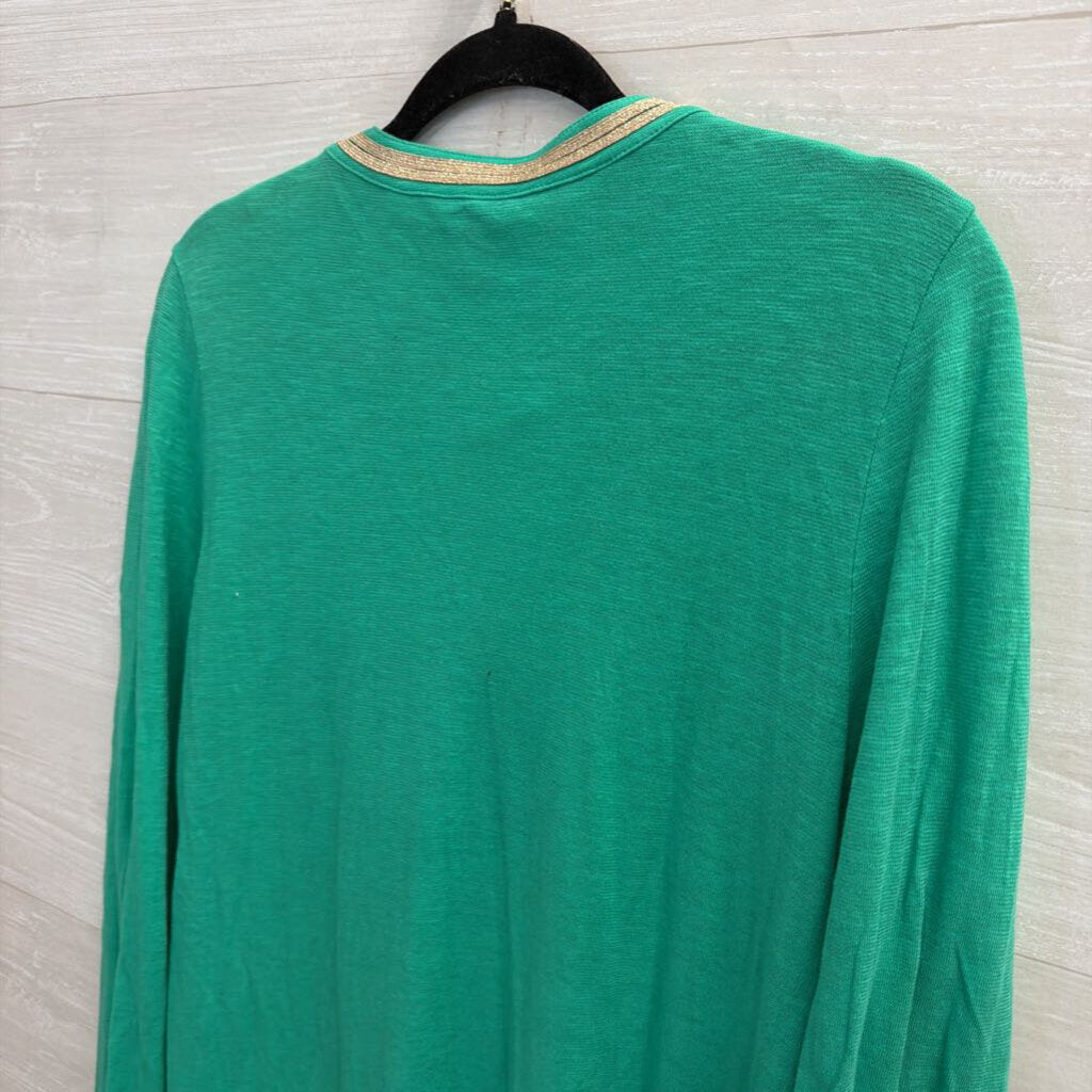 Lilly Pulitzer Green/Gold Long SleeveEmerson Tunic Large