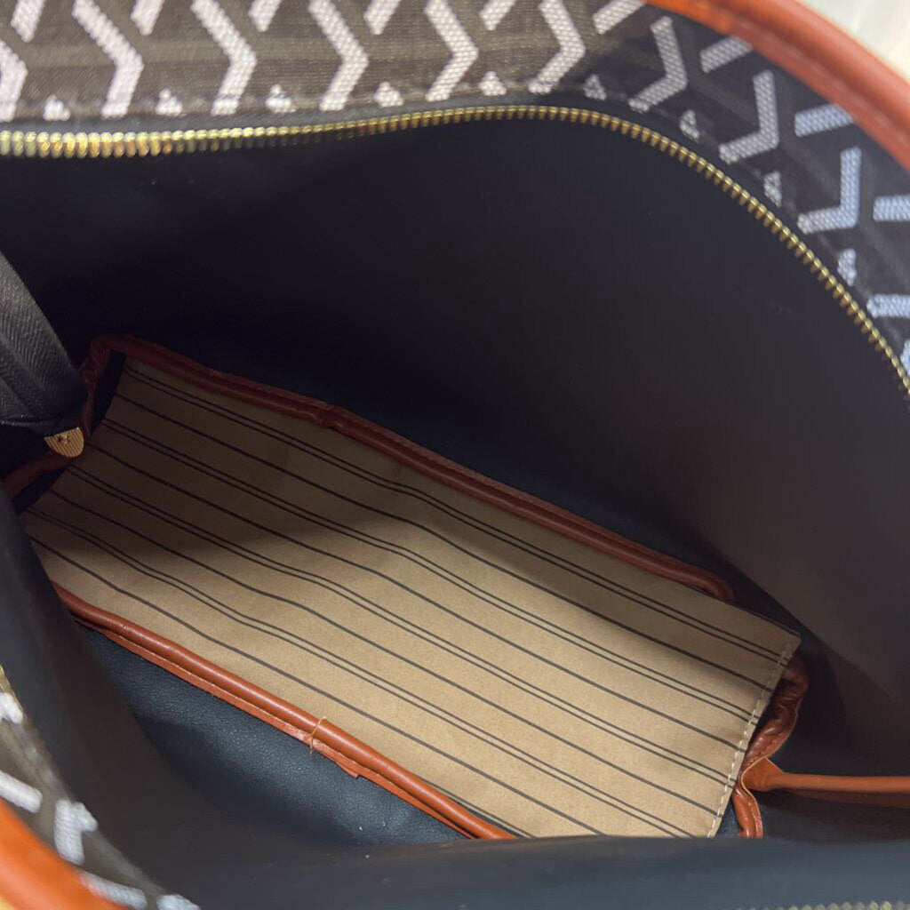 Black/Brown Printed Tote Bag DUPE