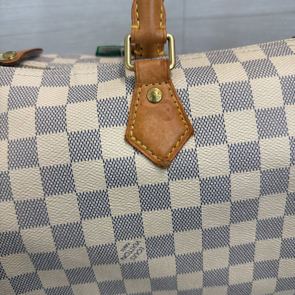 Louis Vuitton Speedy 35 Damier Azur Pattern