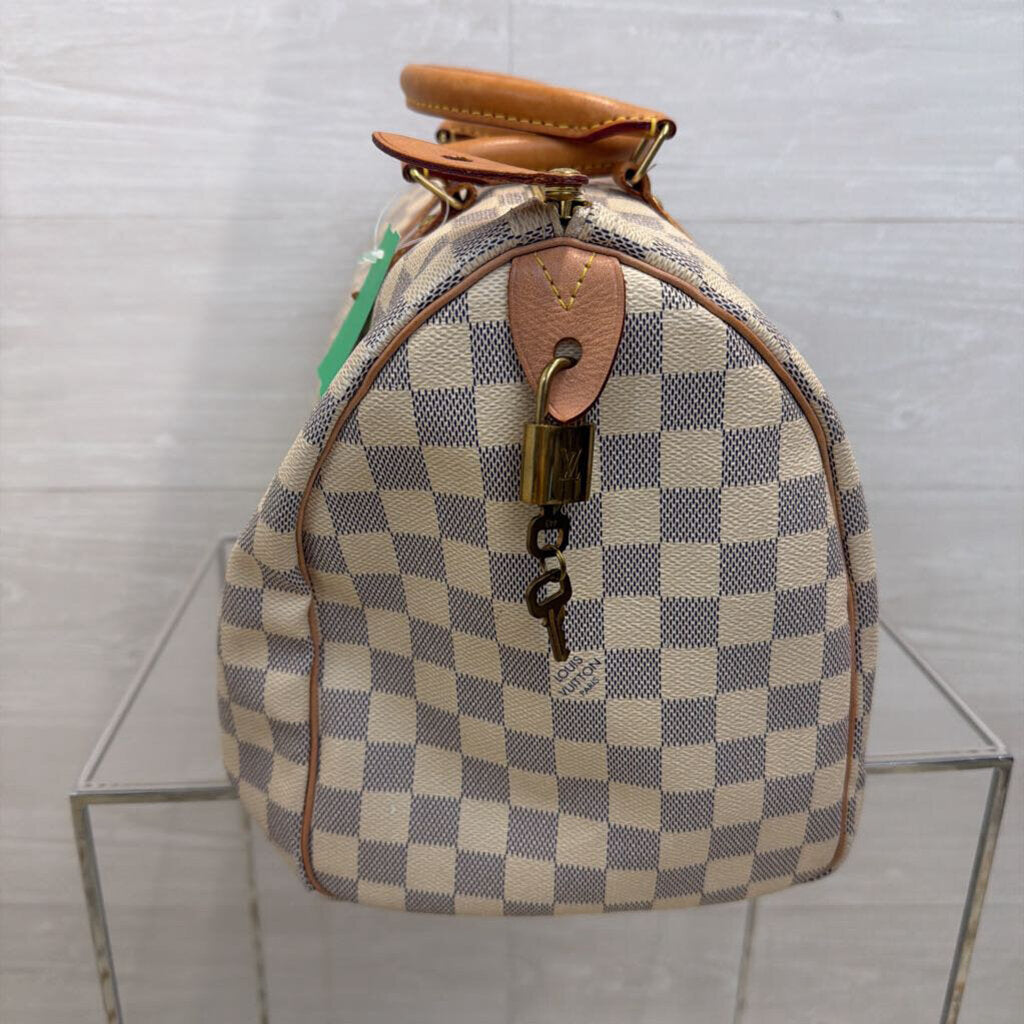 Louis Vuitton Speedy 35 Damier Azur Pattern