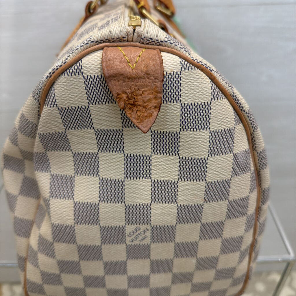 Louis Vuitton Speedy 35 Damier Azur Pattern