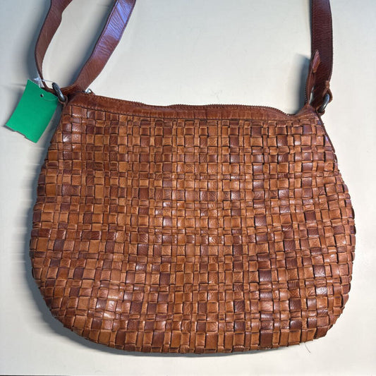 Vilenca Holland Brown Leather Crossbody