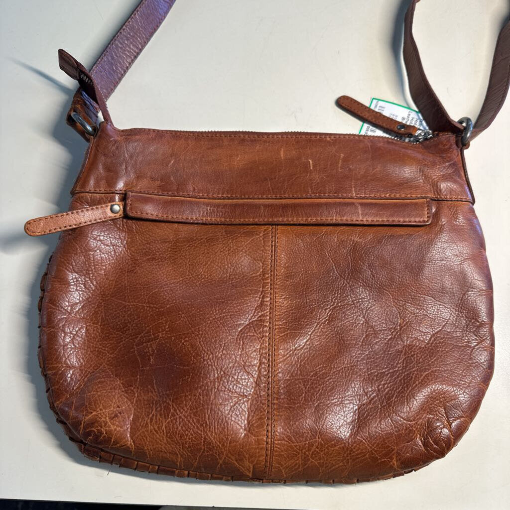 Vilenca Holland Brown Leather Crossbody